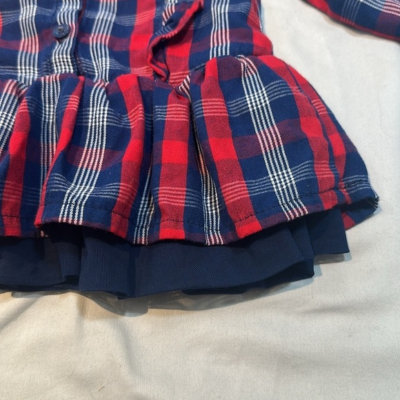 Tommy Hilfiger - LIKE NEW - Red and Blue Plaid dress - Picture 3 of 5